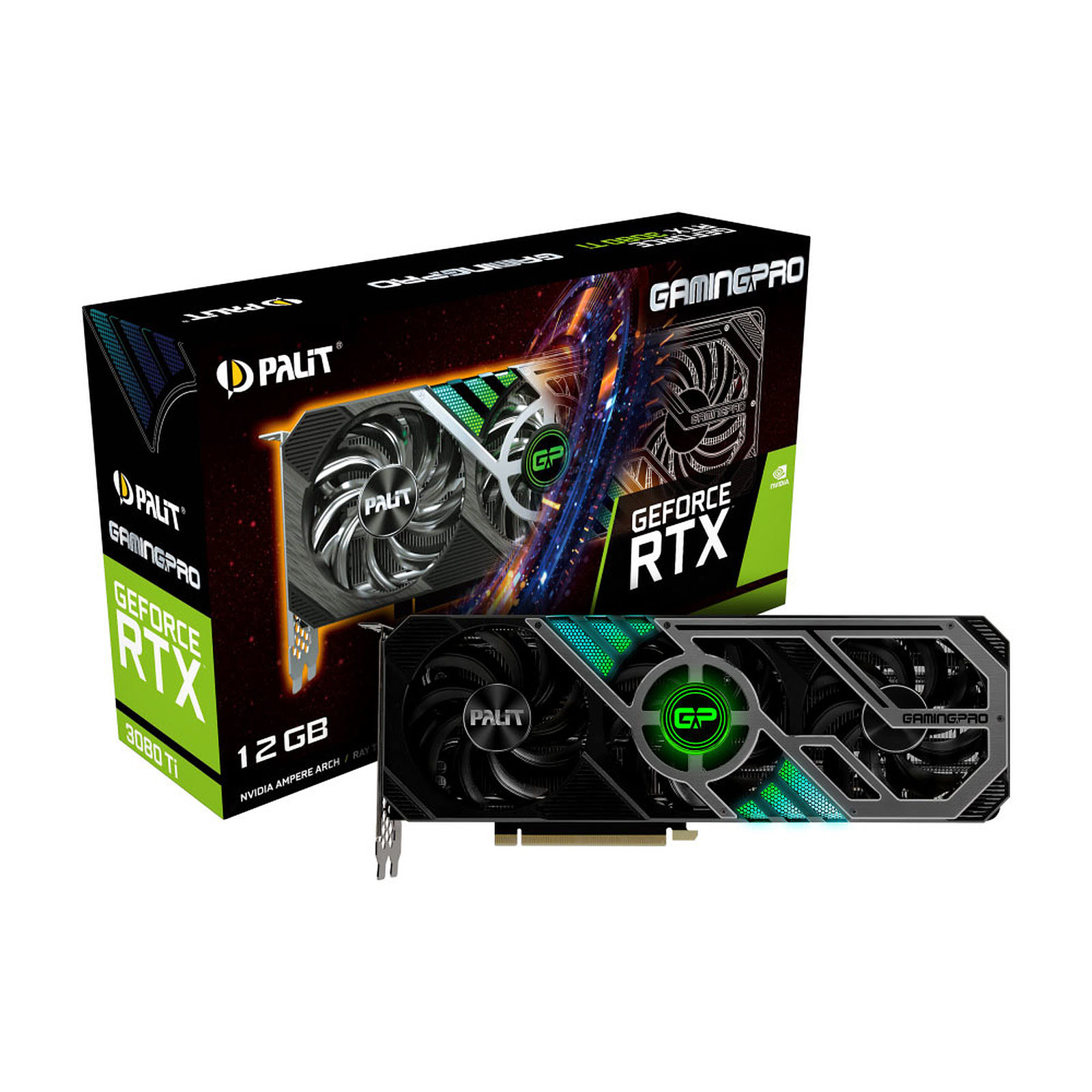 Palit RTX 3080Ti GamingPro 12GB LHR  - Carte graphique Palit - 0