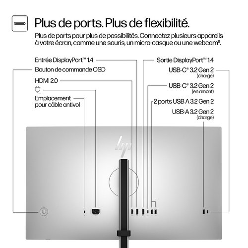 HP S7 PRO 727PQ 27IN ZOLL 16:9 - Achat / Vente sur grosbill.com - 5