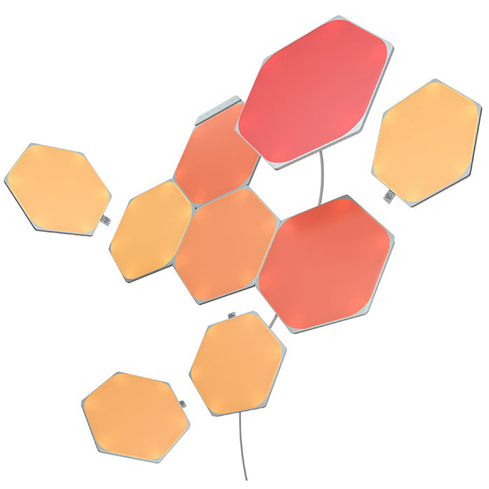 Nanoleaf Shapes Hexagons Starter Kit - 5 pièces (NL42-5002HX-5PK --) - Achat / Vente Objet connecté / Domotique sur grosbill.com - 0