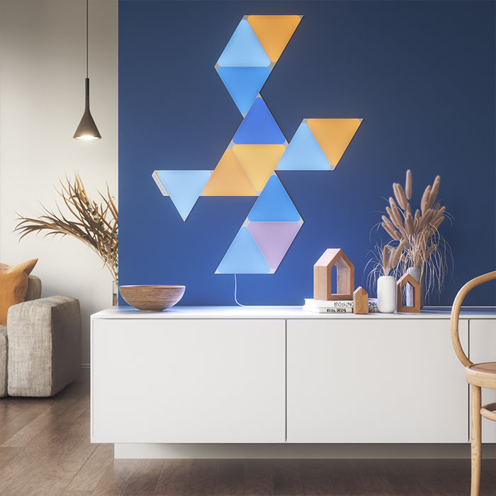 Nanoleaf Shapes Triangles Starter Kit - 9 Pièces (NL47-0002TW-9PK) - Achat / Vente Objet connecté / Domotique sur grosbill.com - 3