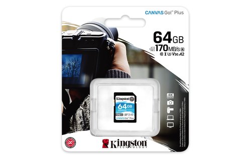 64GB SDXC Canvas 170R C10 UHS-I U3 V30 - Achat / Vente sur grosbill.com - 2