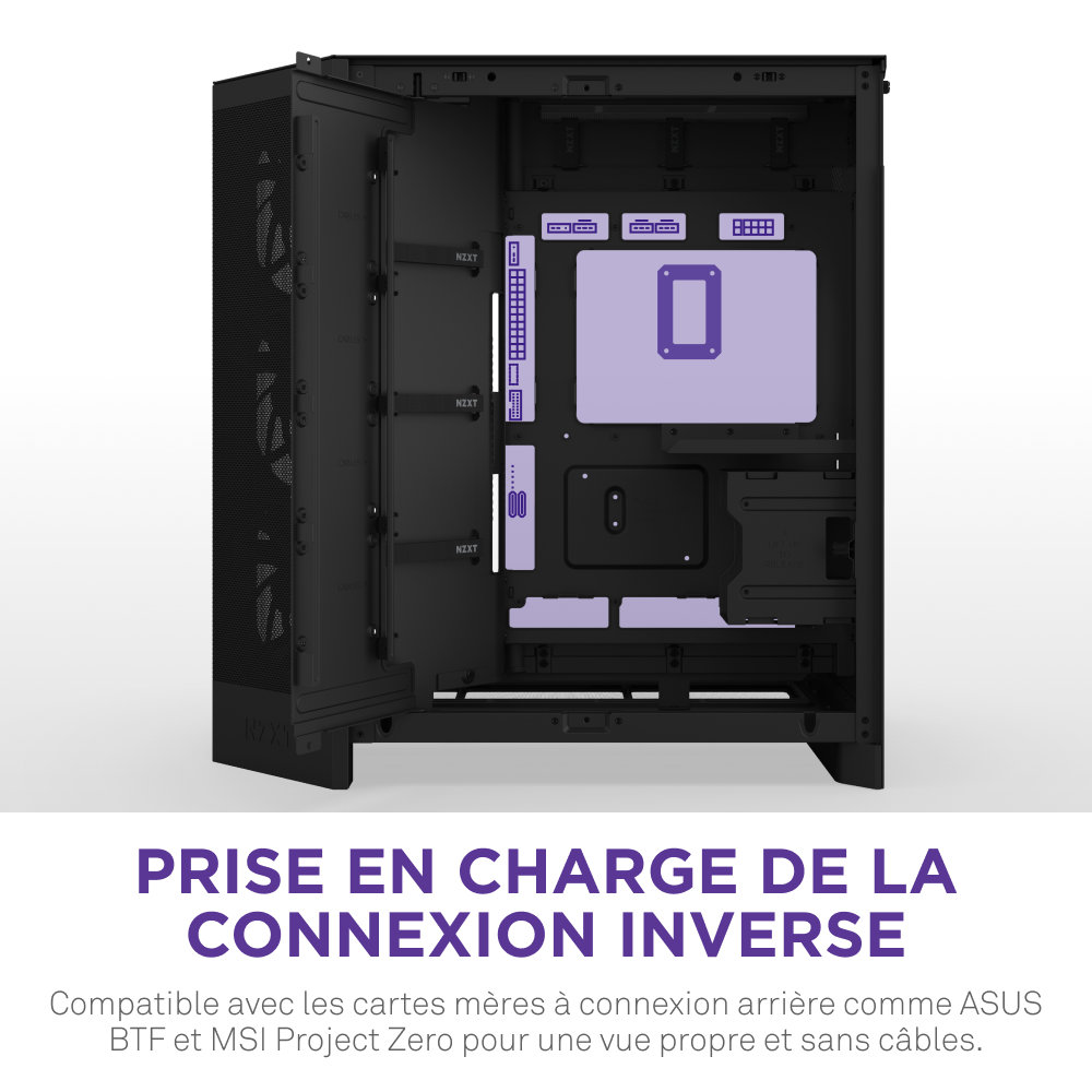NZXT H9 Flow RGB+ Noir Noir - Boîtier PC NZXT - grosbill.com - 10