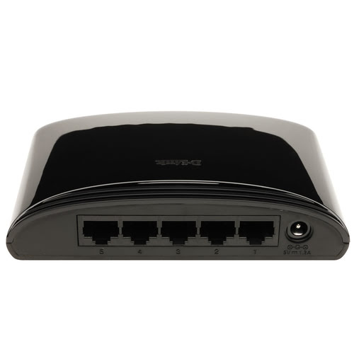 Switch D-Link 5 Ports 10/100Mbps DES-1005D - grosbill.com - 1