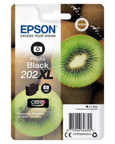 Epson Ink/202XL Kiwi 7.9ml PBK - Achat / Vente Consommable imprimante sur grosbill.com - 0