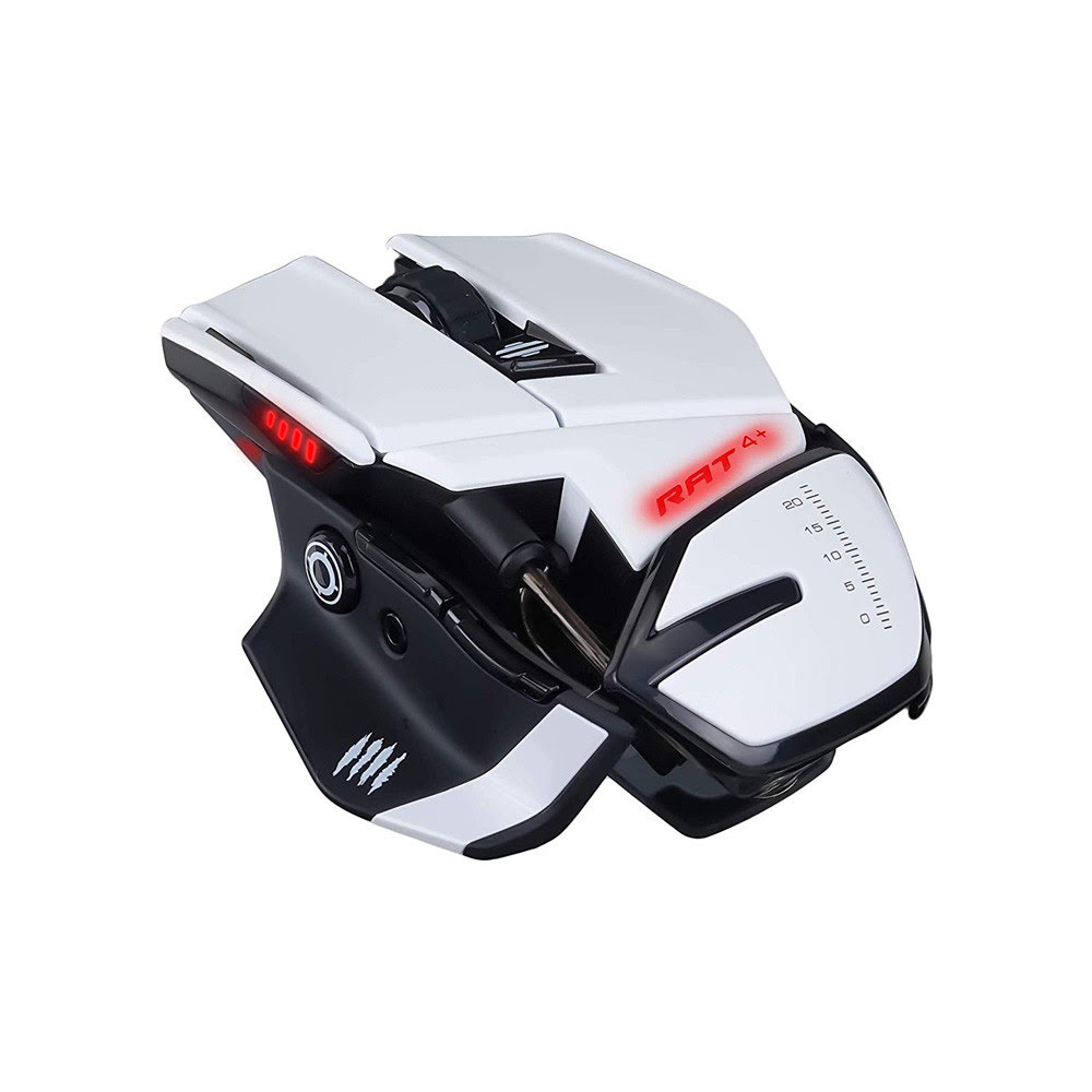 MAD CATZ R.A.T. 4+ Blanche - Souris PC MAD CATZ - grosbill.com - 1