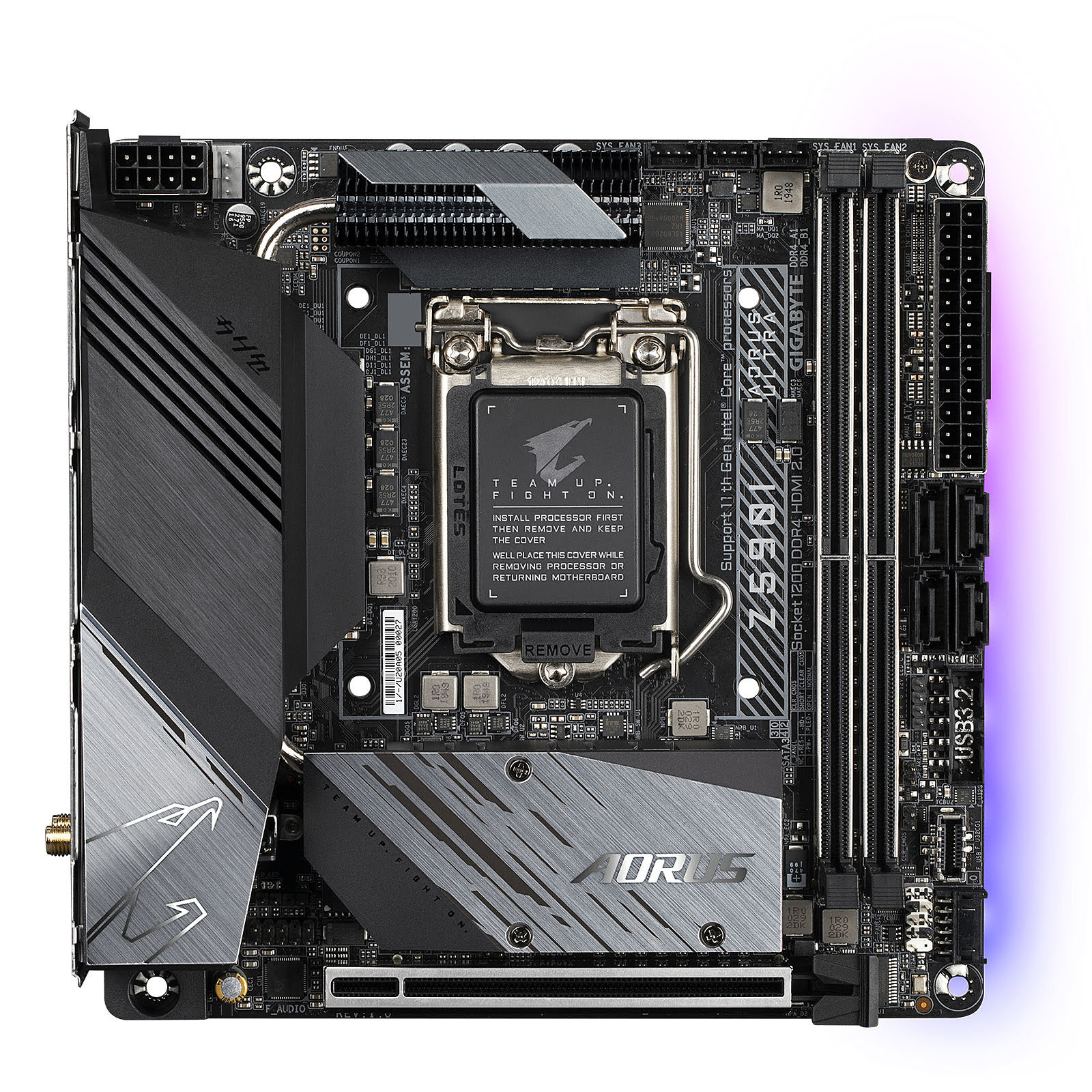 Gigabyte Z590I AORUS ULTRA Mini-ITX  - Carte mère Gigabyte - 3