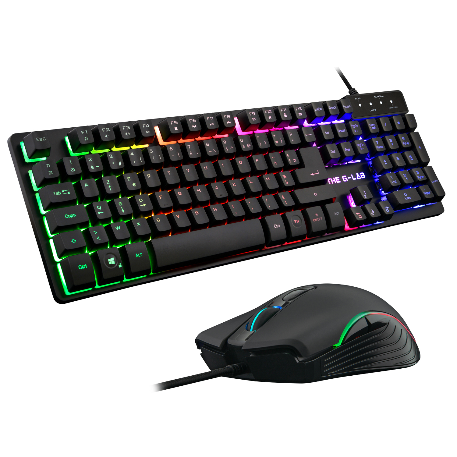 Pack Clavier/Souris The G-LAB Grosbill