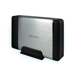 image produit Connectland USB3.0 pour DD 3.5" SATA Alu Argent  Grosbill