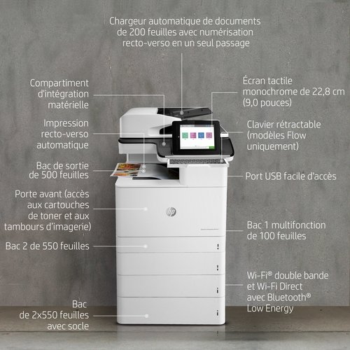 LASERJET MFP COLOR M776Z (3WT91A) - Achat / Vente sur grosbill.com - 6