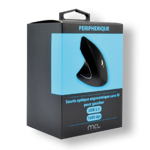 Left Handed Wireless Ergonomic Mouse - Achat / Vente sur grosbill.com - 1