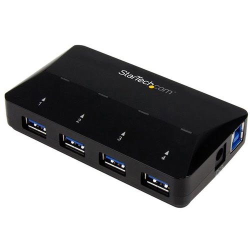 StarTech 4-Port USB 3.0 Hub plus 2.4A Charge Port