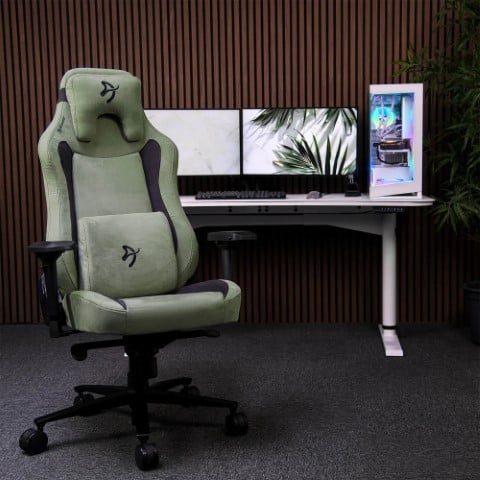 Arozzi Vernazza Supersoft Vert - Siège PC Gamer - grosbill.com - 4