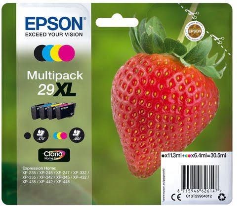 Epson - Noir, Cyan, Magenta, Jaune - C13T29964022 - Achat / Vente Consommable imprimante sur grosbill.com - 0