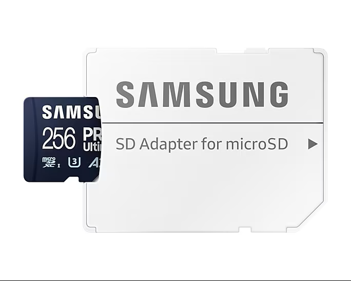 Samsung PRO Ultimate - Micro SD 256Go V30 - Carte mémoire Samsung - 4
