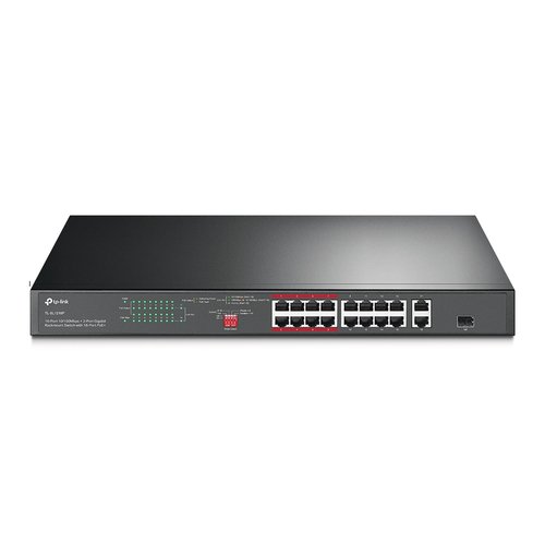 TP-Link TL-SL1218P - 16 (ports)/10/100/Avec POE/16