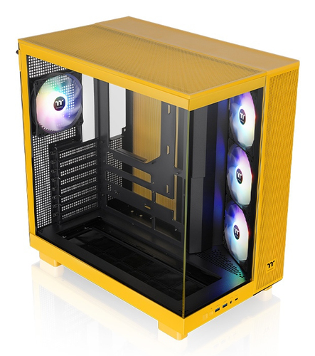 Thermaltake View 380 XL TG ARGB Bumblebee Jaune - Boîtier PC - 5