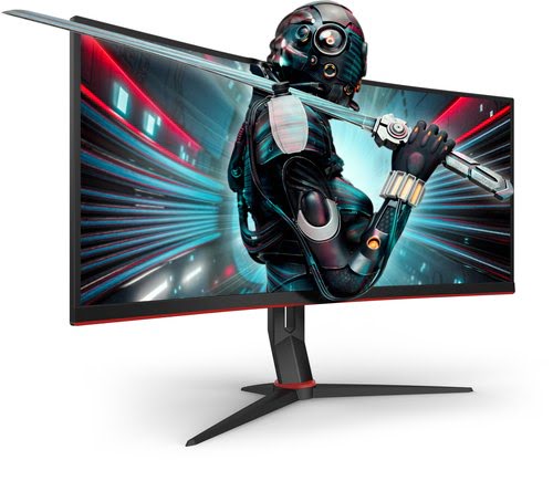 AOC 34 pouces  CU34G2X/BK - Ecran PC AOC - grosbill.com - 9