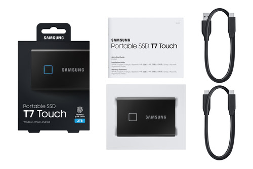 Samsung T7 Touch 2To Black (MU-PC2T0K/WW) - Achat / Vente Disque SSD externe sur grosbill.com - 34