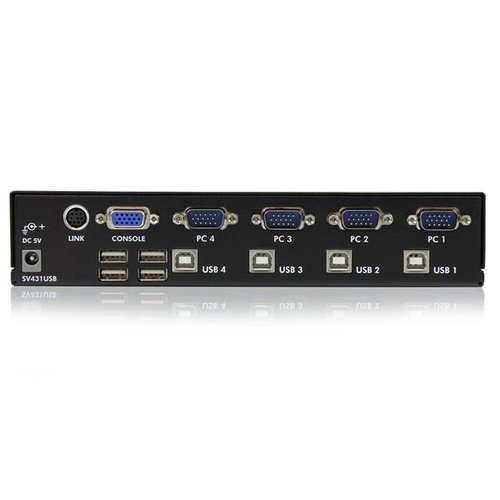 4 Port VGA USB KVM Switch with Hub - Achat / Vente sur grosbill.com - 2
