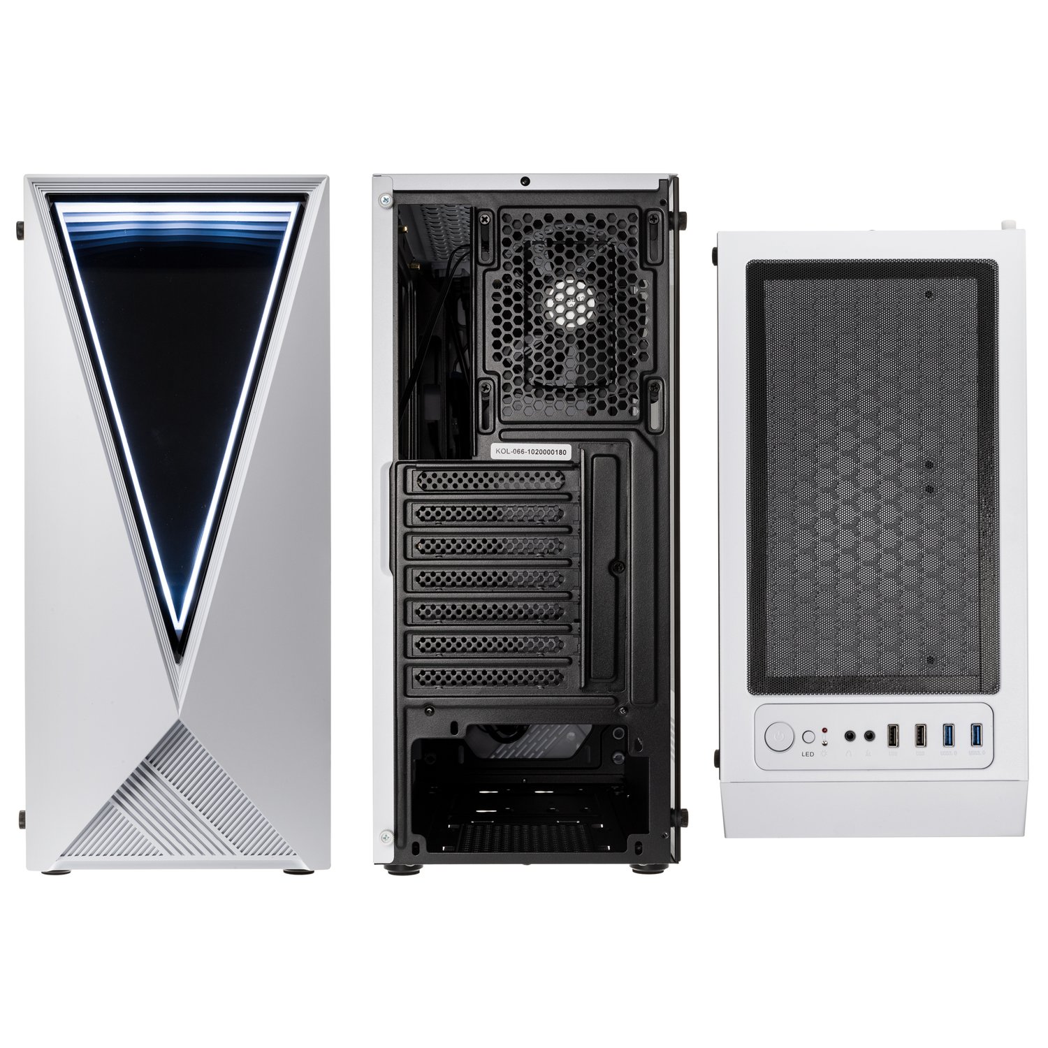 Kolink VOID RGB White Blanc - Boîtier PC Kolink - grosbill.com - 3