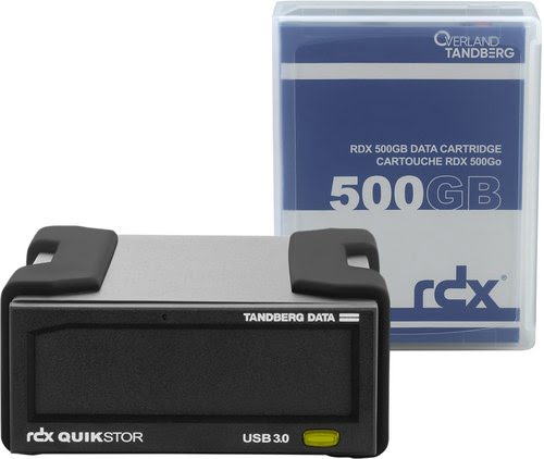 Tandberg RDX EXT DRIVE 500GB BLACK USB3+