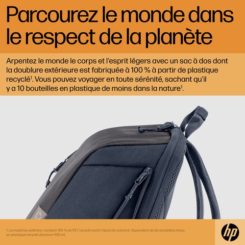 HP Travel 18L 15.6 Laptop Backpack - Achat / Vente sur grosbill.com - 6