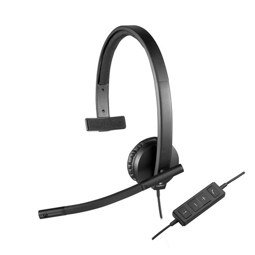 Logitech H570e Mono Mono Noir - Micro-casque - grosbill.com - 0