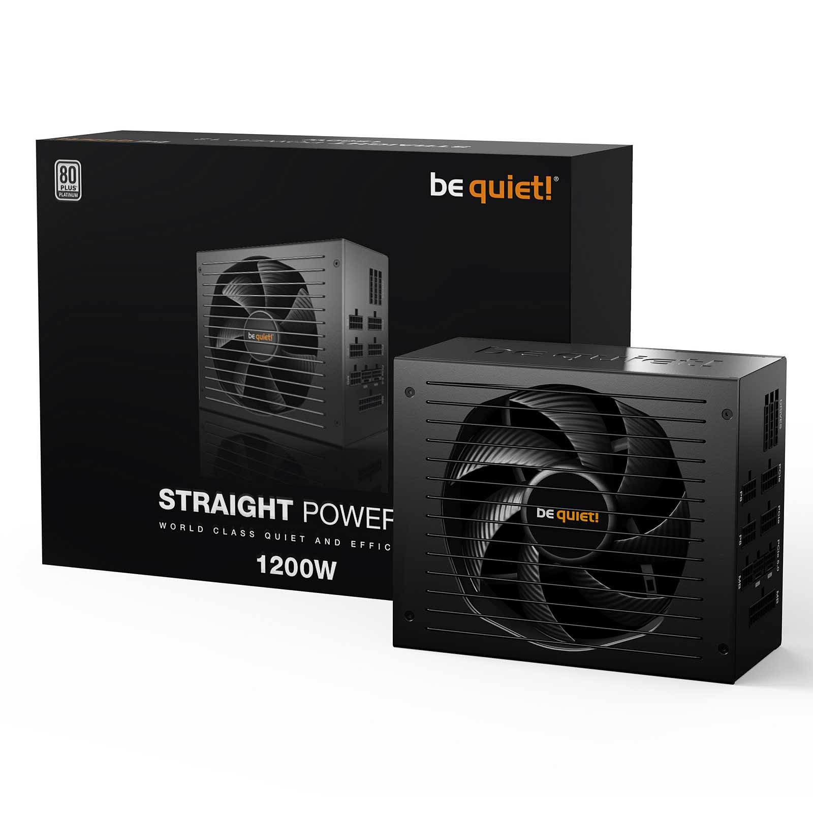 image produit Be Quiet! ATX 1200W - Straight Power 12 80+ PLAT - BN339 Grosbill