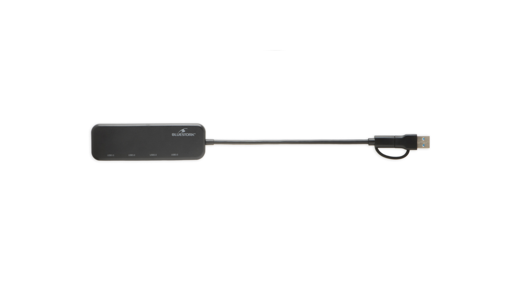 HUB USB-A/USB-C/4 ports USB/Noir - Bluestork - 4