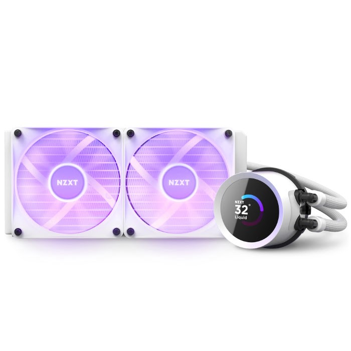 NZXT Kraken Blanc RGB 240mm - Watercooling NZXT - grosbill.com - 1