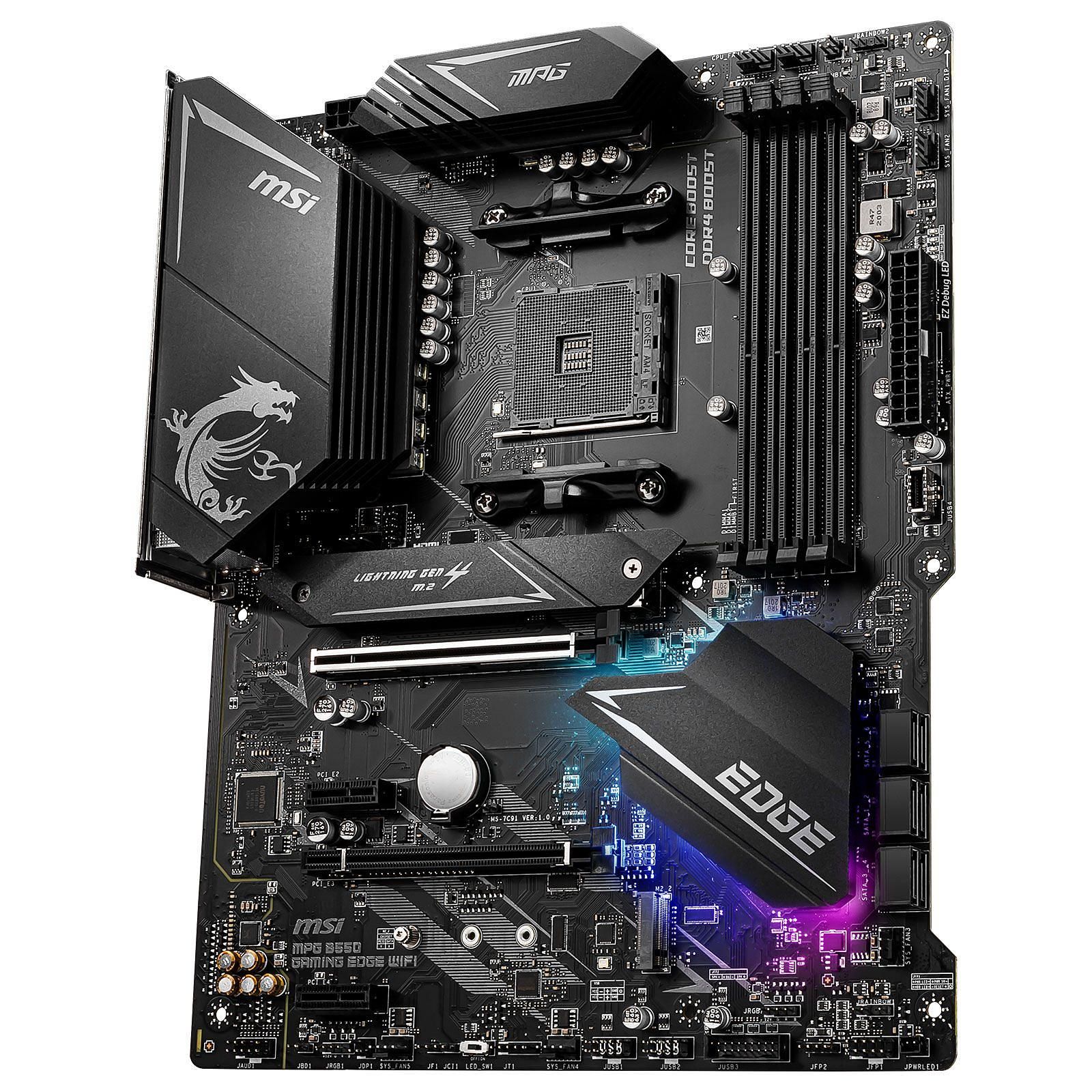 MSI MPG B550 GAMING EDGE WIFI ATX  - Carte mère MSI - grosbill.com - 2