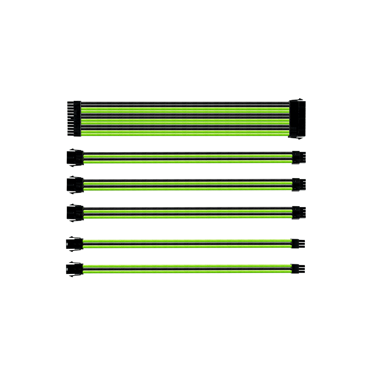 Cooler Master Kit câbles tressés (Green/Black) (CMA-SEST16GRBK1-GL **) - Achat / Vente Accessoire alimentation sur grosbill.com - 0