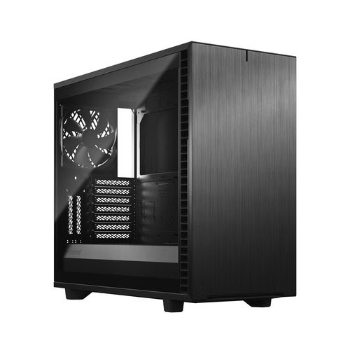Fractal Design Fractal Design Define 7 Black TG Midi-Tower - Temp
