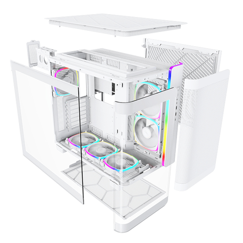 Montech King 95 Pro Blanc Blanc - Boîtier PC Montech - grosbill.com - 6