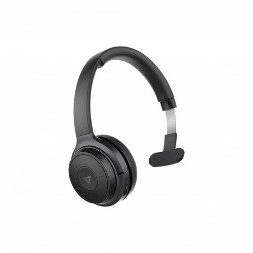 V7 HB605M ecouteur casque Sans fil A la main Bureau Centre d appels USB Type C Bluetooth Black Grey

