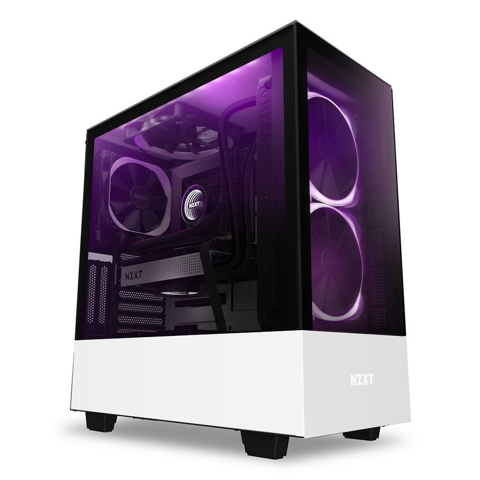 NZXT H510 Elite Noir/Blanc Noir - Boîtier PC NZXT - grosbill.com - 0