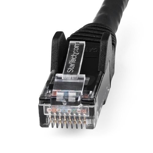 2m LSZH CAT6 Ethernet Cable 10GbE Black  - Connectique réseau - 1