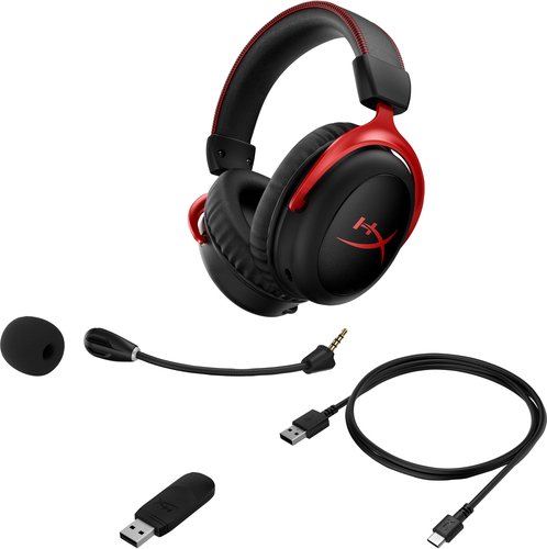 HyperX Cloud II Wireless Gaming Stereo Noir - Micro-casque - 1