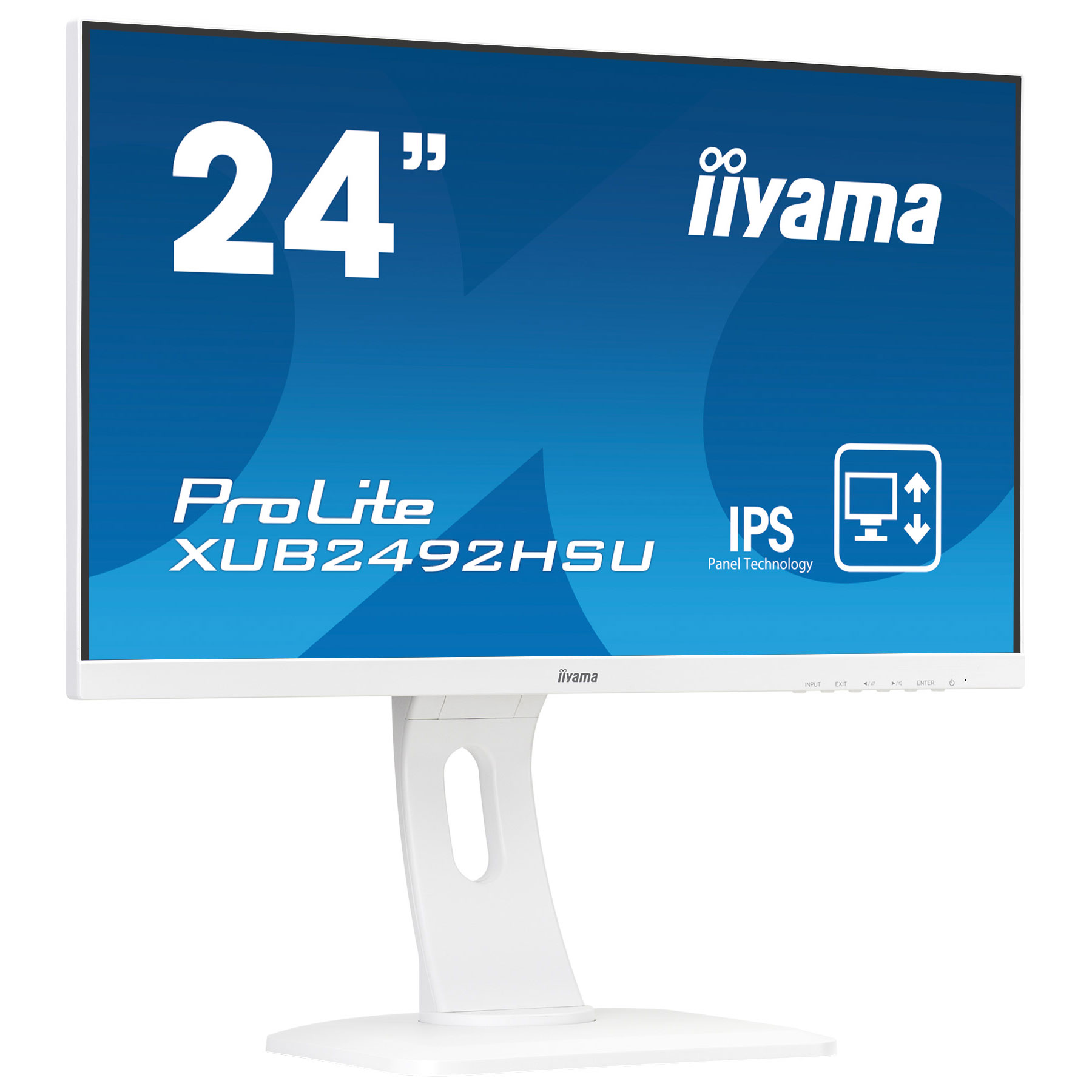 Iiyama 24 pouces  XUB2492HSU-W1 - Ecran PC Iiyama - grosbill.com - 2