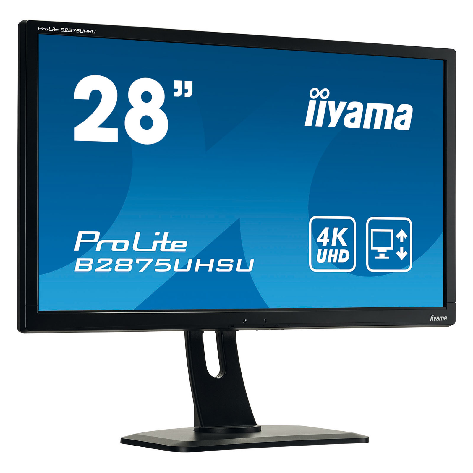 Iiyama 28 pouces  B2875UHSU-B1-- - Ecran PC Iiyama - grosbill.com - 0