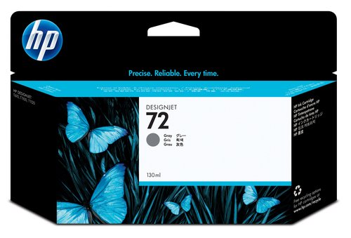 HP HP 72 Grey Ink Cart/Vivera Ink 130ml - Achat / Vente Consommable imprimante sur grosbill.com - 0
