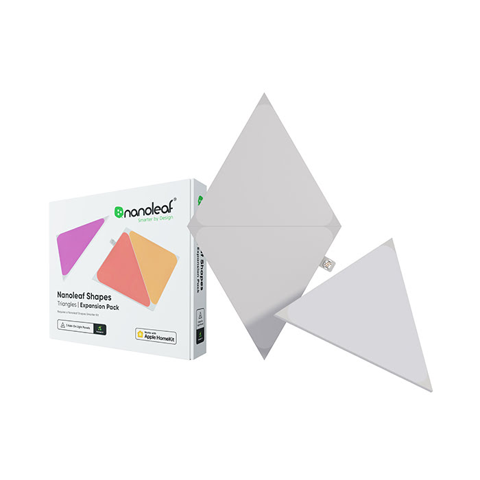 Nanoleaf Shapes Triangles Pack Expansion - 3 pièces (NL47-0001TW-3PK) - Achat / Vente Objet connecté / Domotique sur grosbill.com - 2