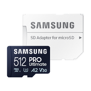 Samsung PRO Ultimate - Micro SD 512Go V30 - Carte mémoire Samsung - 3