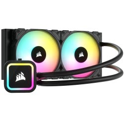 image produit Corsair iCUE H100x ELITE RGB - 240mm - CW-9060065-WW2 Grosbill