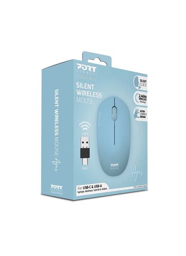 MOUSE COLLECTION WIRELESS - AZUR - Achat / Vente sur grosbill.com - 1