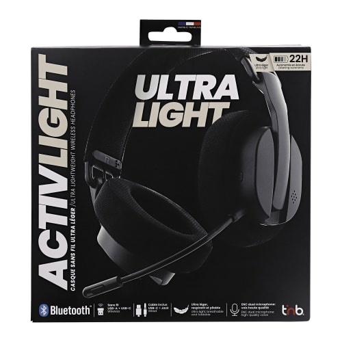 T'nB ACTIVLIGHT Stereo Noir - Micro-casque - grosbill.com - 5