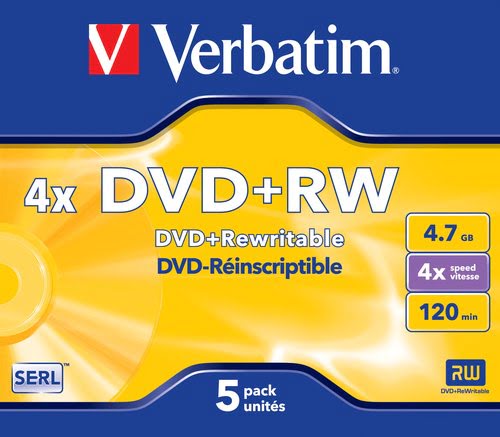 DVD+RW/4.7GB 4x AdvSERL JewelCase 5pk - Achat / Vente sur grosbill.com - 0