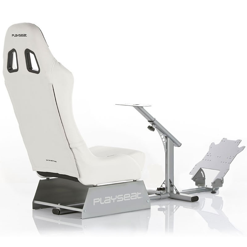 Playseat Evolution White (siège + support volant) Blanc - Siège PC Gamer - 1
