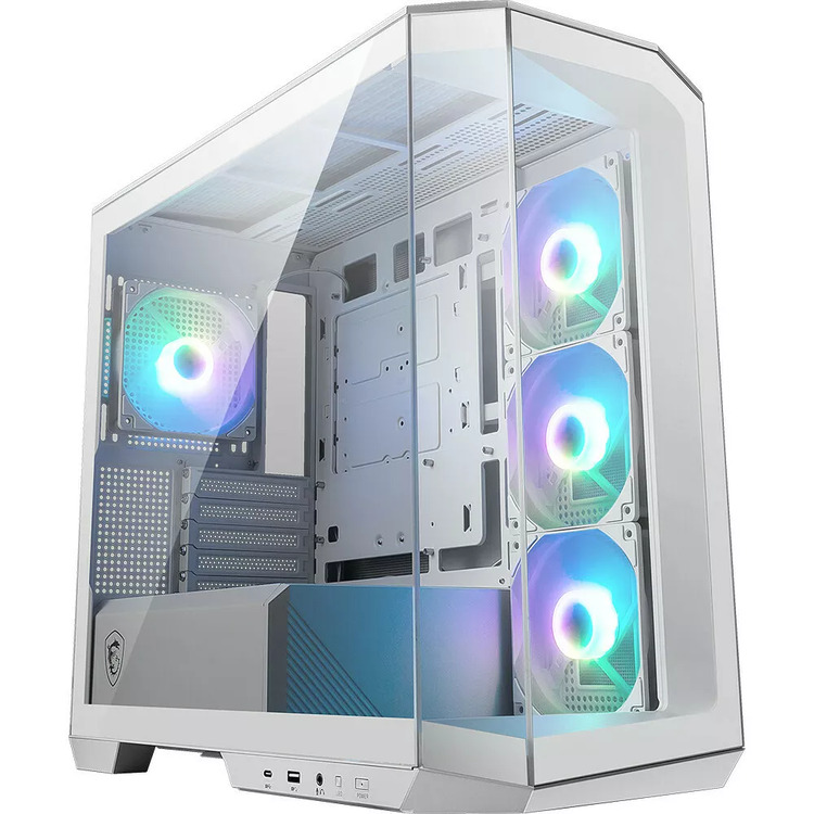 MSI MAG PANO 100R PZ WHITE Blanc - Boîtier PC MSI - grosbill.com - 0
