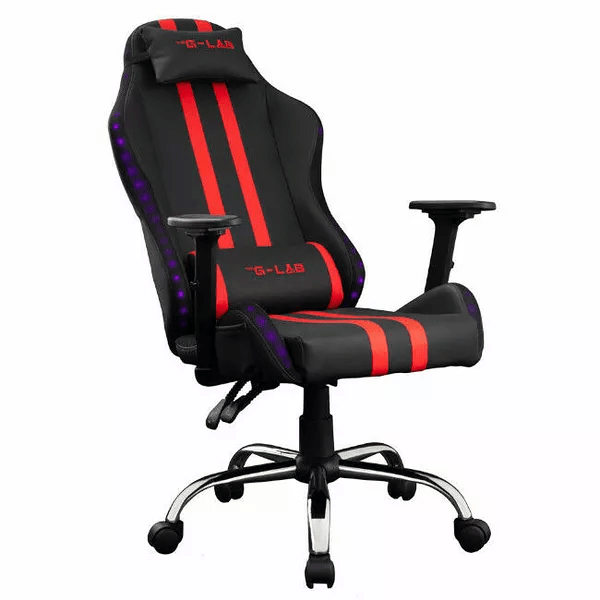The G-LAB KS Photon RGB Noir/Rouge - Siège PC Gamer - grosbill.com - 1